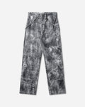 ROA Roa X Wrangler Denim Cargo Washed Pattern Owl Dark Owl Dark Pants Trousers YBMW0272FA209 BLK0001