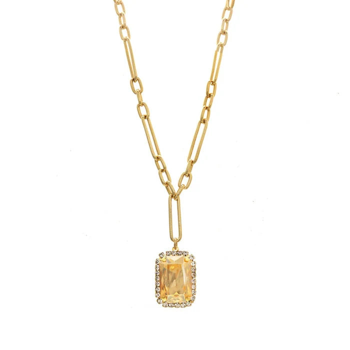 MINI SOLEIL NECKLACE IN GOLDEN SHADOW