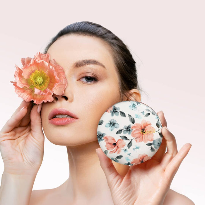 Mini Taylor Lighted Compact Mirror - Romantic Florals