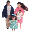 Modern Family Of 4, Brunette (00020)