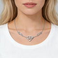 Mom's Heart Diamond Multiple Names Necklace