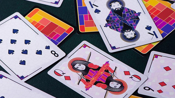 PlayingCardDecks.com-Mosaic Gemstone Playing Cards WJPC