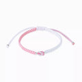 Mother and Daughter Forever Linked Together Handmade Braided Bracelet Birthday Gift