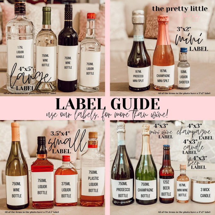 Mother's Day Drink Wine Label