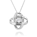 Mother's Day Gift Galaxy Necklace with Cubic Zirconia