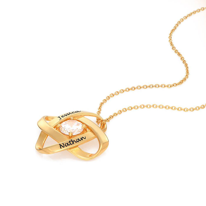 Mother's Day Gift Galaxy Necklace with Cubic Zirconia
