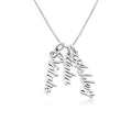 Mother's Day Gift Personalized Vertical Name Necklace