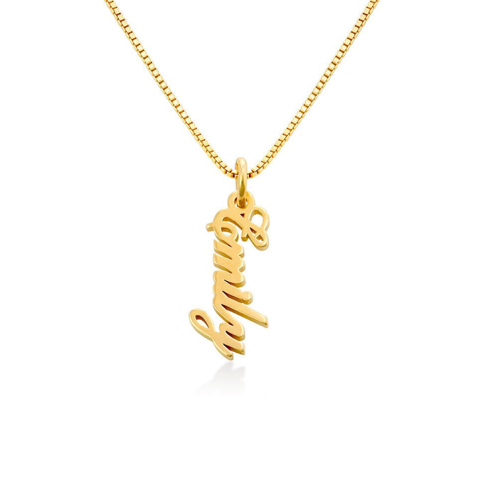 Mother's Day Gift Personalized Vertical Name Necklace