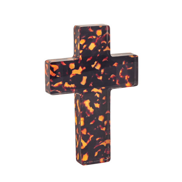 Mud Pie - Cross - Resin - Tortoise - Findlay Rowe Designs