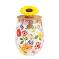 Mud Pie - Stemless Wine Set - Floral - Findlay Rowe Designs