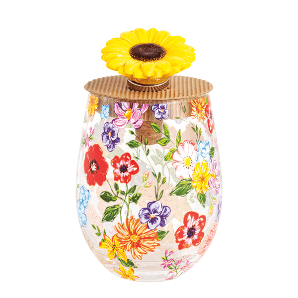 Mud Pie - Stemless Wine Set - Floral - Findlay Rowe Designs