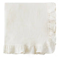 Muslin Ruffle Blanket - Baby Gift, Shower Gift, Newborn