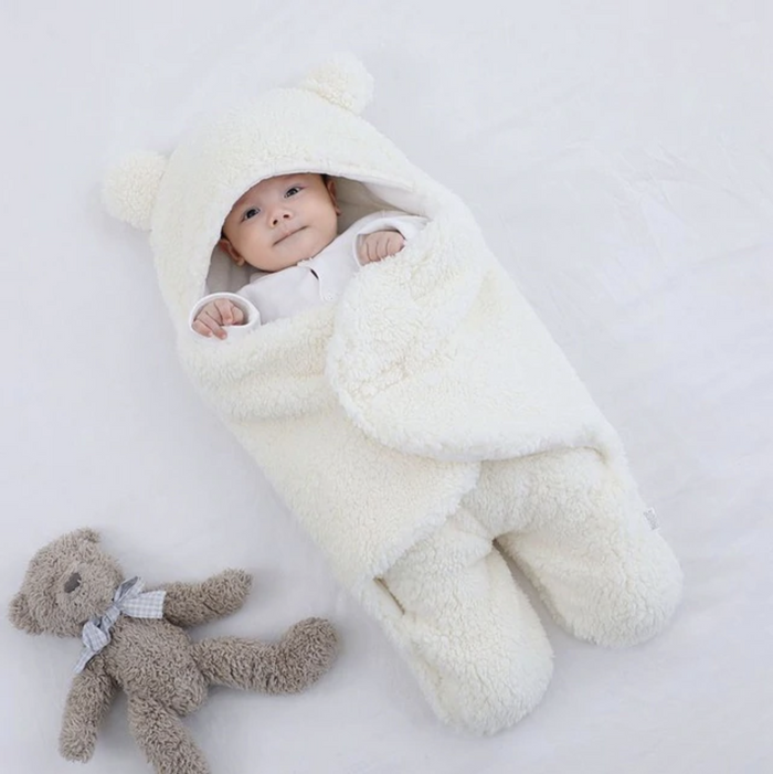 Newborn BabyWrap Plush Swaddle Blanket
