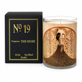 No. 19 Muse Wood Wrapped Candle