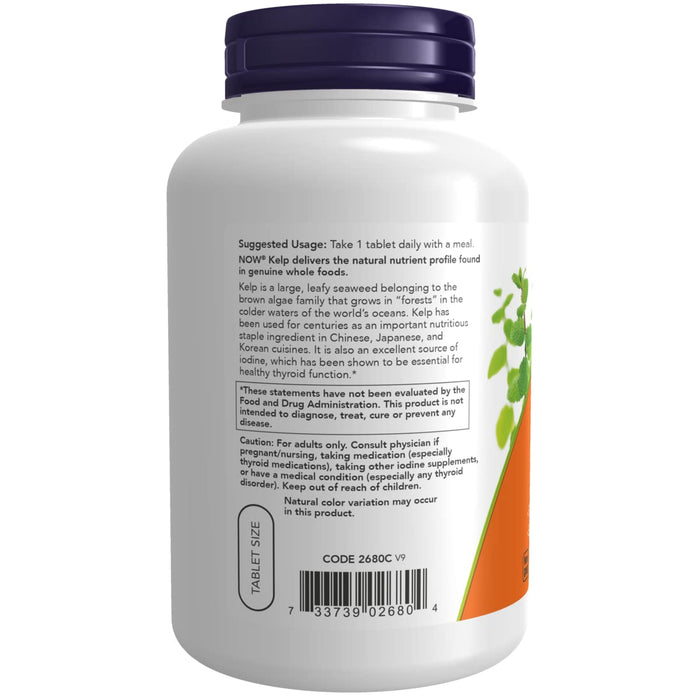 Now Foods Kelp 150 mcg 200 Tablets - 2680 - The Oasis of Health