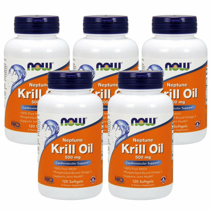 Now Foods Neptune Krill Oil 500 mg 120 Softgels - 1626 - The Oasis of Health