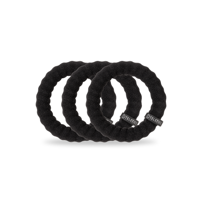 Nylon Hair Ties | Large | Jet Black