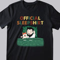 Official Sleepshirt, Man & Dog, Personalized Dog Breeds T-shirt, Gift For Him, T-shirt For Dog Lovers