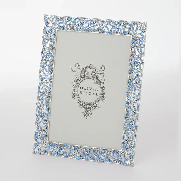 Olivia Riegel Papillon with Sapphire Crystals Frame