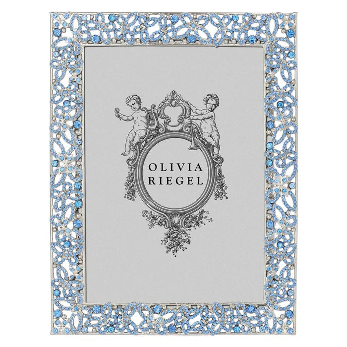 Olivia Riegel Papillon with Sapphire Crystals Frame