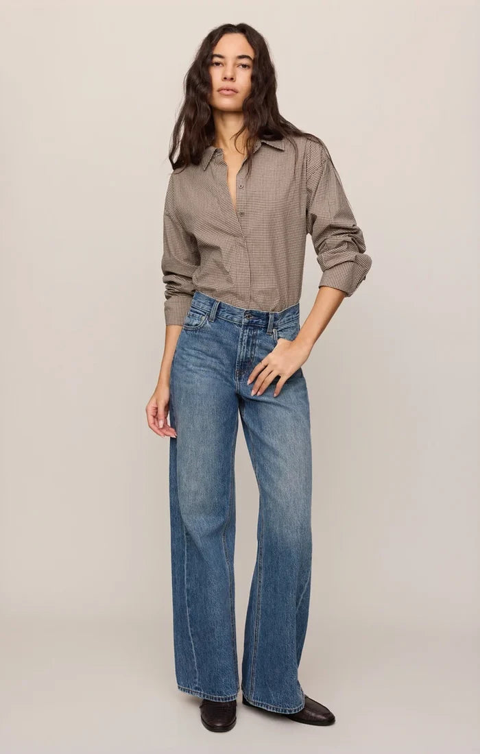 On Duty Gingham Button Up Top by Z Supply