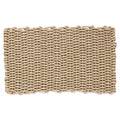 Rope Mat Outdoor Sand. Made from 100% polypropylene featuring a woven rope design.