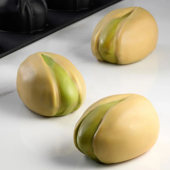 Pavoflex Silicone Mold - Pistachio, single-servings - 15 cavities