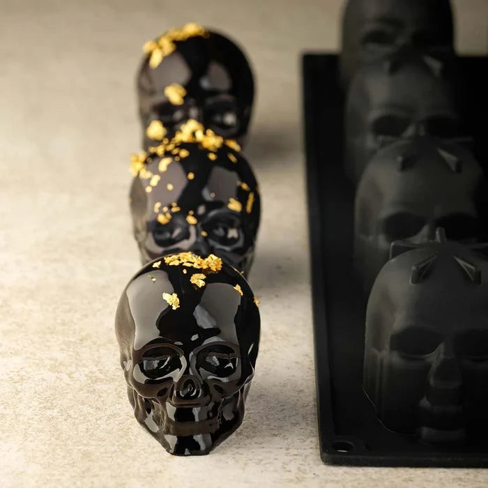 Pavoflex Silicone Mold - Skull - 16 cavities