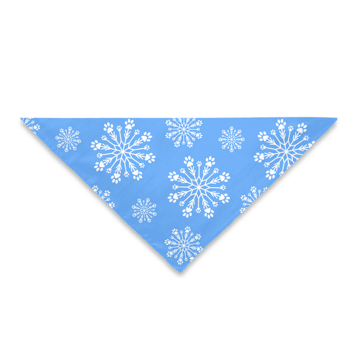 Paw Snowflake Pet Bandana