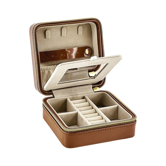 Pearl Travel Jewelry Cases (Various Colors)