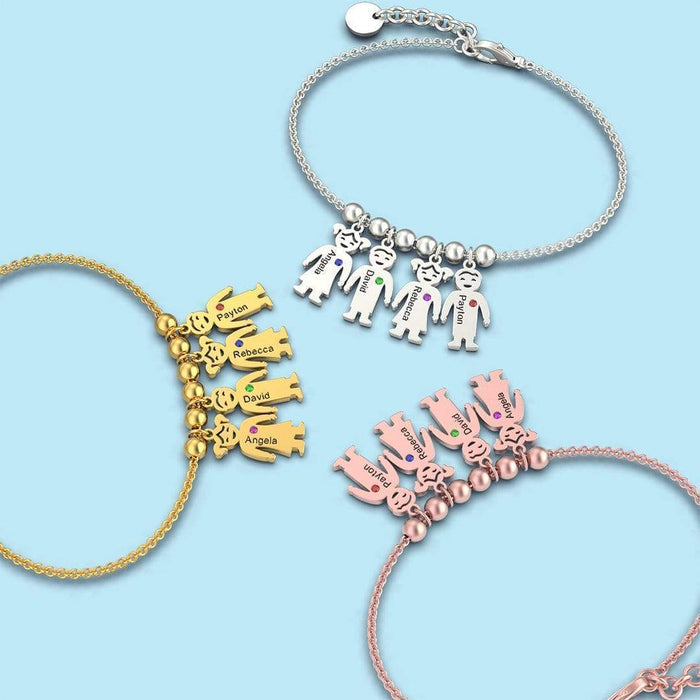 Summer Jewelry Gift Personalised Delicate Birthstone doll anklet Anklet GG