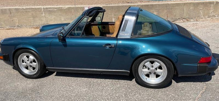 Porsche 376 Petrol Blue Basecoat With Reducer Quart (Basecoat Only)