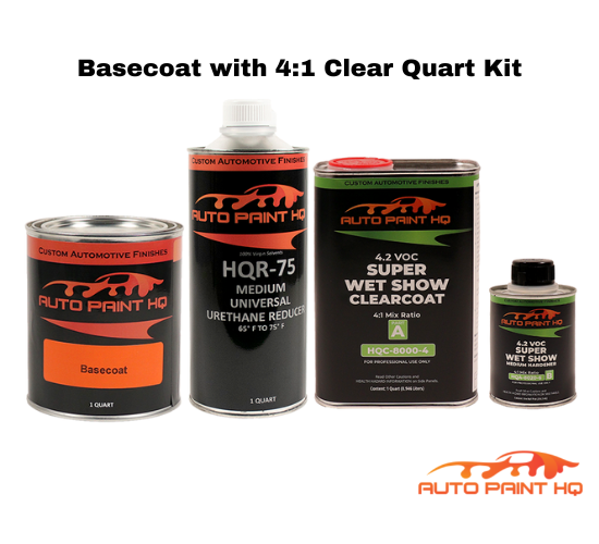 Porsche M6C Python Green Basecoat Clearcoat Quart Complete Paint Kit