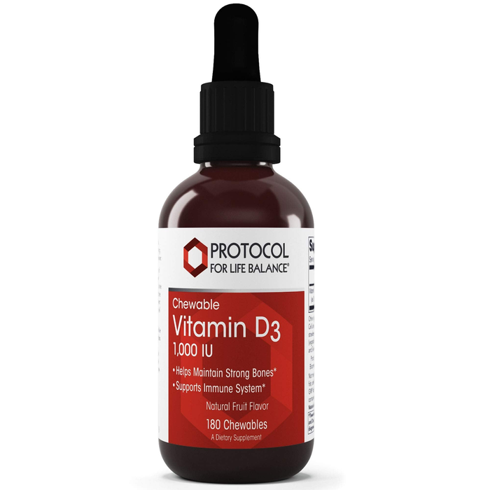 Protocol For Life Balance Liquid Vitamin D3 400 IU Per 4 Drops 2 Oz - P0370
