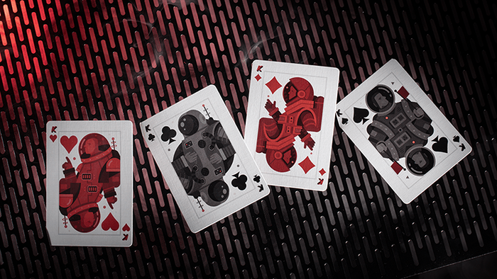 PlayingCardDecks.com-Retro Rocket Bicycle Playing Cards