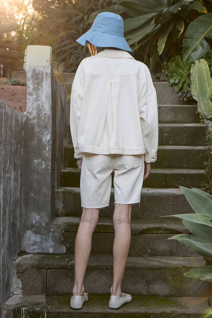 Reynold Minimal Everyday Cotton Trucker Jacket