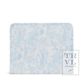 Roadie Large - Bunny Toile Blue Zip Pouch