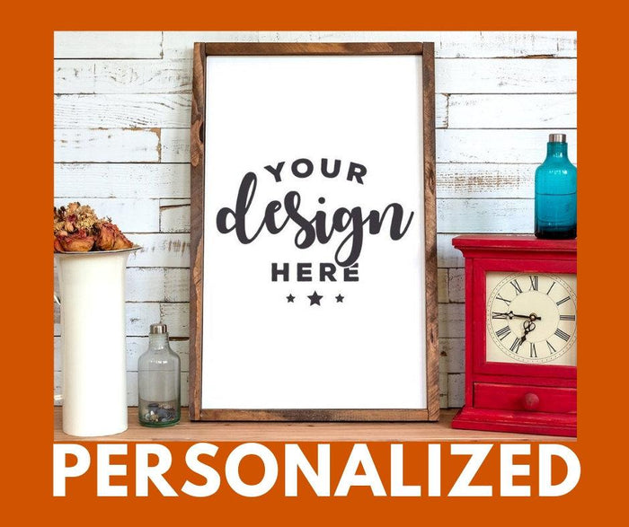 Rustic Wood Farmhouse Sign Custom personalized for Farmhouse wall farmhouse wood
