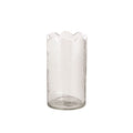 Scalloped Glass Bud Vases (assorted sizes)