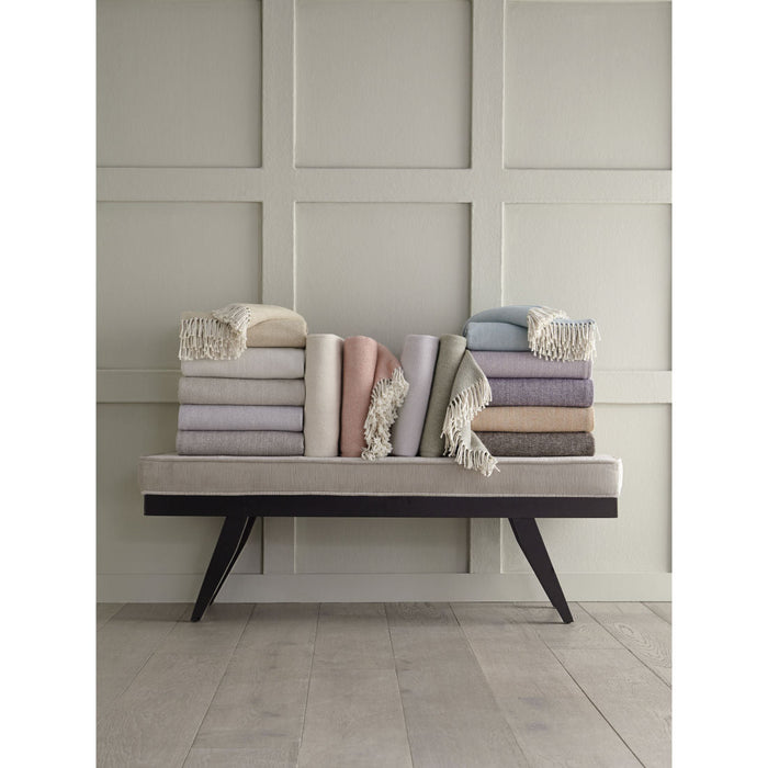 Sferra Celine Brushed Cotton Fringed Throw 51" x 71"