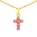 SINGLE MINI CROSS NECKLACE by TOVA