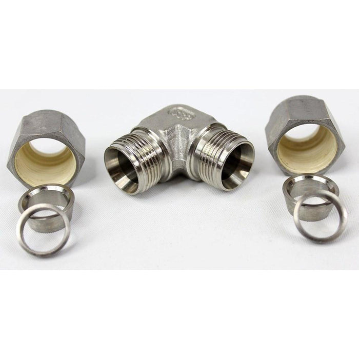 SSP - Union Elbow - 3/8" Duolok