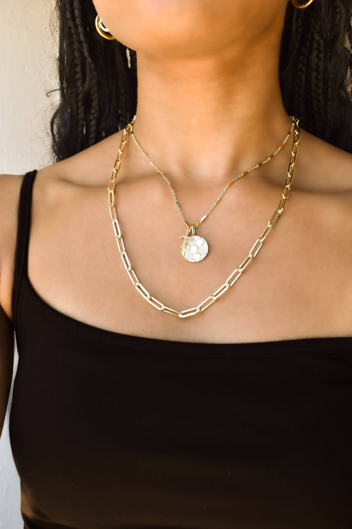 Station Bar Chain (Threader Chain for Charms and Initials) by The Sis Kiss