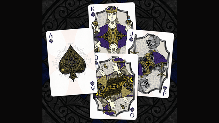 PlayingCardDecks.com-Stronghold Sapphire Special Edition Playing Cards USPCC