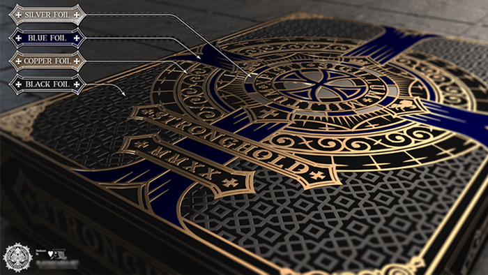 PlayingCardDecks.com-Stronghold Sapphire Special Edition Playing Cards USPCC