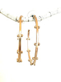 Studded BAll Hoops