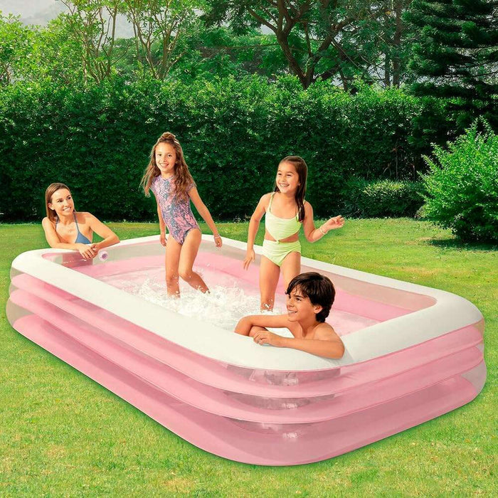 Swim Center Inflatable Family Pool - Pink Kids Inflatables Swim Center Inflatable Family Pool - Pink Swim Center Inflatable Family Pool - Pink Intex