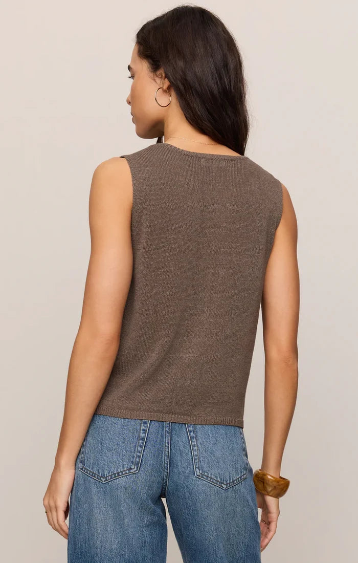 Syd Sweater Vest - Pebble Coast