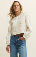 Tatiana Embroidered Cropped Top by Z Supply