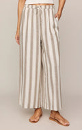 The Perfect Striped Pant - Light Toffee